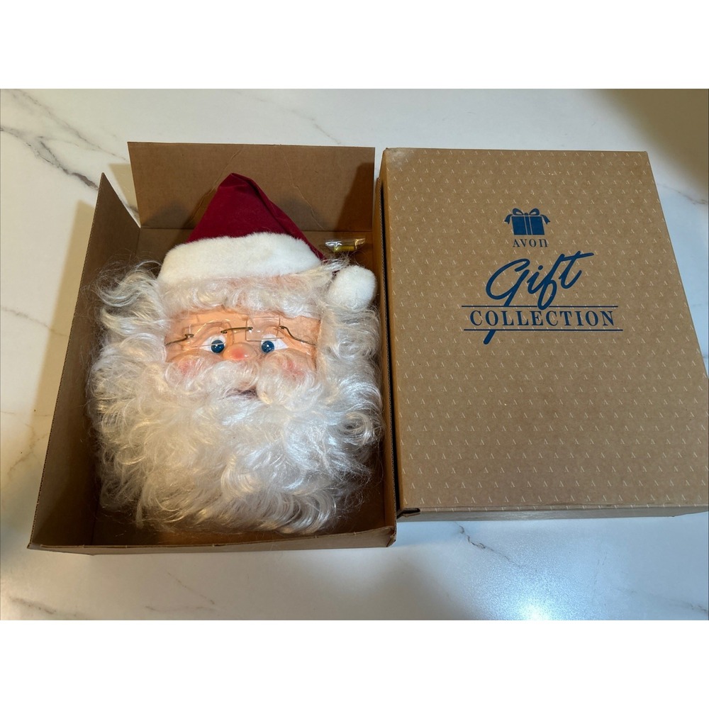 NEW Avon Gift Collection Holiday Greetings Santa Animated Christmas Wall Decor